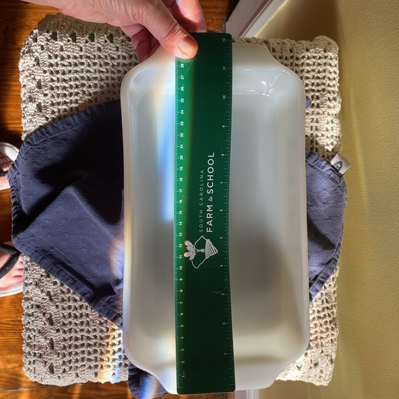 Fire King by Anchor Hocking Milkglass Vintage casserole- Candle Glow Atomic Star - Picture 6 of 9